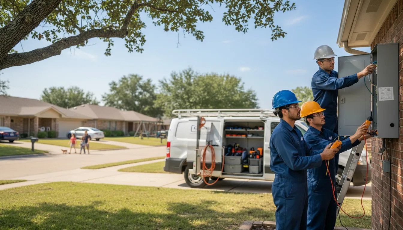 Certified electrician providing emergency electrical services in Philip, SD